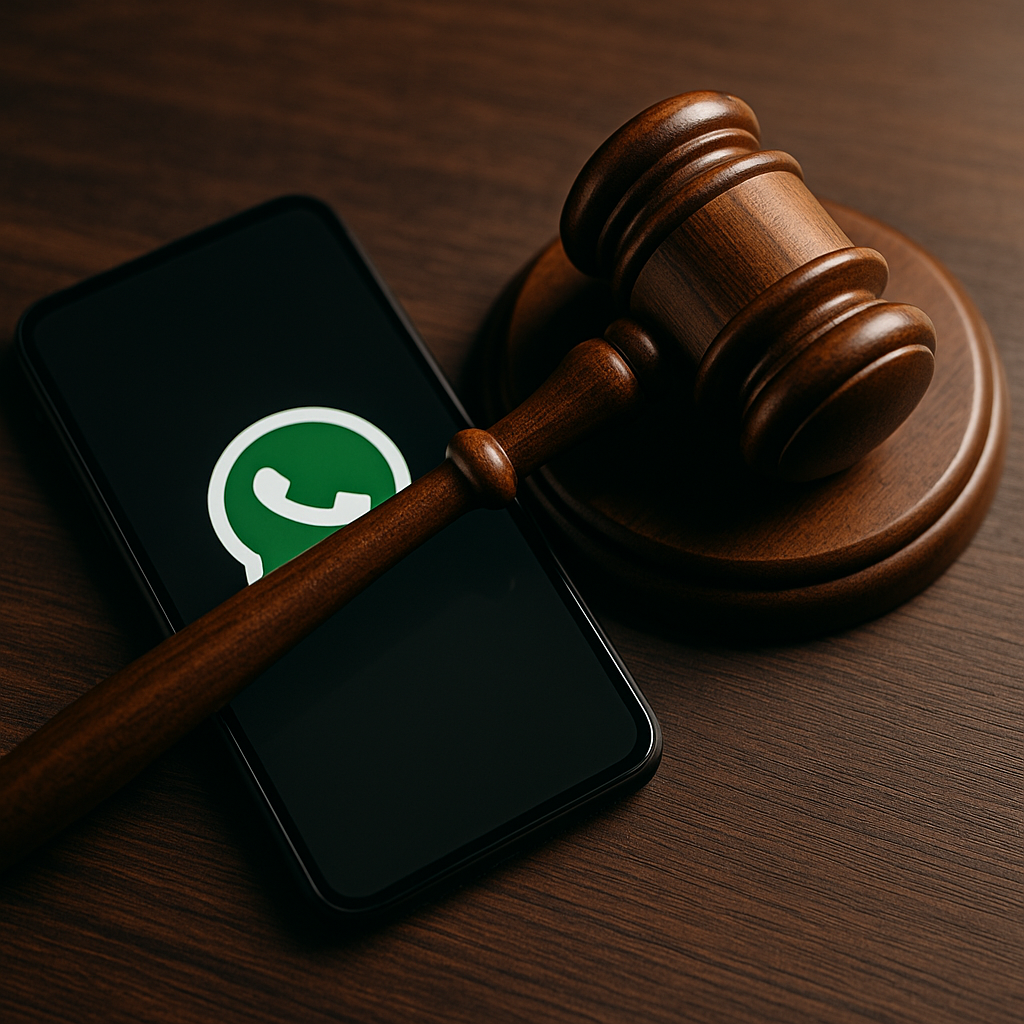 Delito de amenazas por WhatsApp